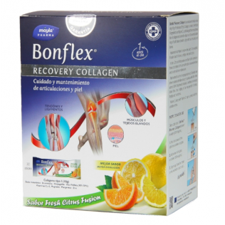 BONFLEX RECOVERY COLLAGEN 30 STICKS SABOR FRESH CITRUS FUSION