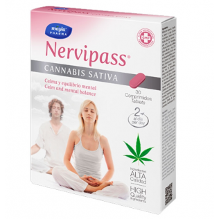 NERVIPASS CANNABIS SATIVA 30 COMPRIMIDOS