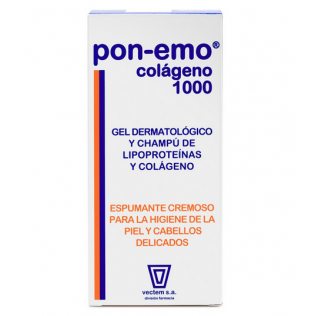 Pon Emo Gel Dermatlogico y Champu de Lipoproteinas y Colageno 1000 ml