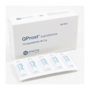 Qprost 10 supositorios