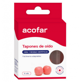 TAPONES OIDOS ACOFARMA CERA 6 U