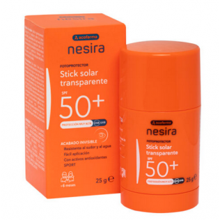 ACOFARMA NESIRA STICK SOLAR TRANSPARENTE SPF 50+ 1 STICK 25 G