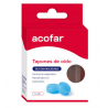 TAPONES OIDOS SILICONA MOLDEABLE ACOFAR 6 UNIDADES