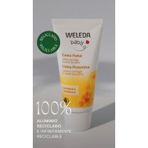 Weleda SET Caléndula Bienvenido Bebé+REGALO Neceser de Algodón+ Pañal Ecológico desechable Pingo, 1U