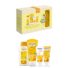 Weleda SET Caléndula Bienvenido Bebé+REGALO Neceser de Algodón+ Pañal Ecológico desechable Pingo, 1U