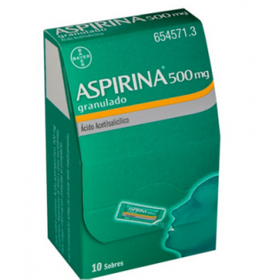 ASPIRINA 500 MG 10 SOBRES GRANULADO