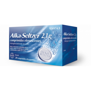 ALKA-SELTZER 2.1 G 20 COMPRIMIDOS EFERVESCENTES