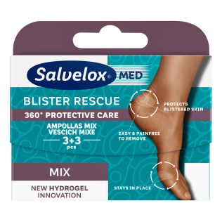 Salvelox Blister Rescue Ampollas Mix Talones y Dedos 3u+3u