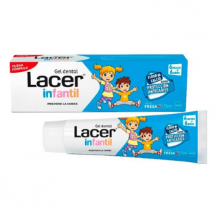 Lacer Infantil Gel Dental Fresa 2-6 años, 75ml