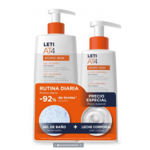 LETI AT4 PACK GEL 750 ML + LECHE 250 ML