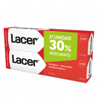 Lacer DUPLO Pasta Dental, 2 x 125ml
