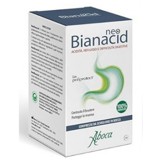 Aboca Neo Bianacid Acidez y Reflujo, 45 comprimidos masticables