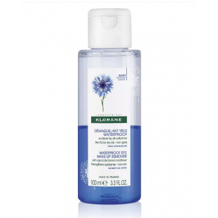 Klorane Desmaquillante para Ojos Waterproof al Aciano Calmante, 100ml