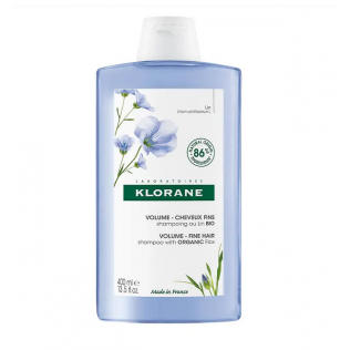 Klorane Champu Volumen y Textura a las Fibras de Lino, 400ml