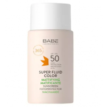 BABE SUPER FLUID COLOR MATIFICANTE FPS 50 1 ENVASE 50 ML