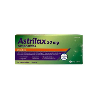 ASTRILAX 20 MG 20 COMPRIMIDOS