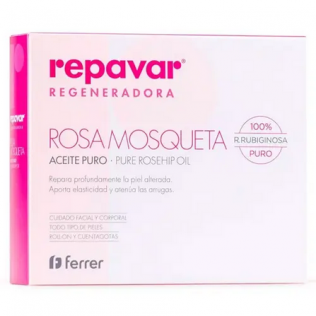 Repavar Regeneradora Aceite Puro de Rosa Mosqueta, 15ml