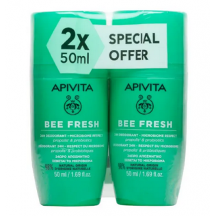 APIVITA DUPLO DESO BEE FRESH 2X50ML