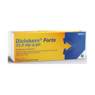 DICLOKERN FORTE 23.2 MG/G GEL TOPICO 150 G