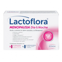 LACTOFLORA MENOPAUSIA DIA & NOCHE 30 CAPSULAS DIA + 30 CAPSULAS NOCHE