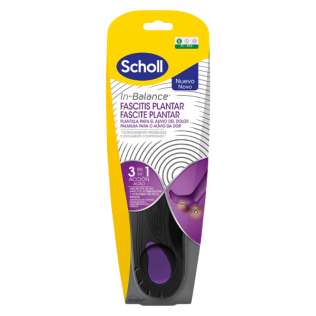 Plantillas Fascitis Plantar Scholl In-Balance 2 Unidades Talla S