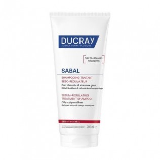 Ducray Sabal Champu Antiseborreico, 125 ml