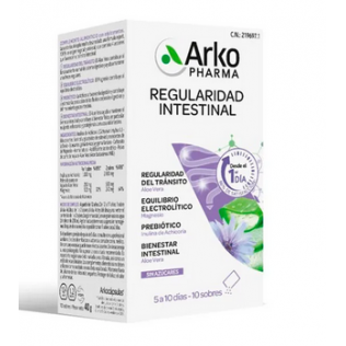 ARKOPHARMA REGULARIDAD INTESTINAL ARKOCAPSULAS 10 SOBRES