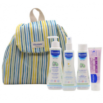 MUSTELA MOCHILA LITTELE MOMENTS RAYAS