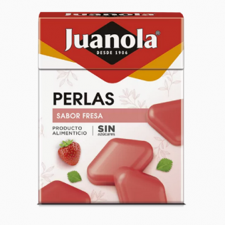 Juanola Perlas Fresa Mentolada 25g