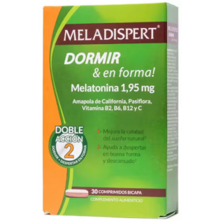 Meladispert Melatonina Dormir & en Forma, 30 comprimidos