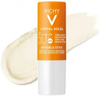Vichy Capital Soleil Stick Zonas Sensibles y Labios SPF50+, 9g