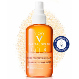 Vichy Ideal Soleil Agua Protección Solar SPF30 Luminosidad, 200ml
