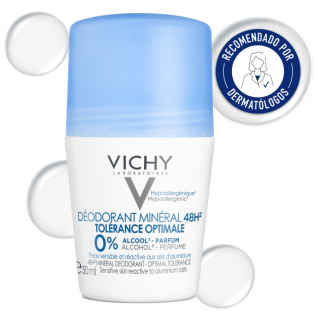 Vichy Desodorante Mineral Tolerancia Optima 48h Roll-On 50ml