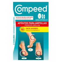COMPEED AMPOLLAS SURTIDO 3 TAMAÑOS 10 UNIDADES PACK AHORRO
