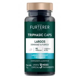 TRIPHASIC CAPS LARGOS DENSIDAD Y FUERZA RENE FURTERER 90 CAPSULAS