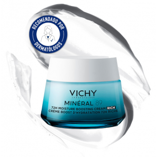 VICHY MINERAL 89 CREMA BOOST DE HIDRATACION RICA 1 TARRO 50 ML
