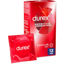Durex Promo Sensitivo Contacto Total + Real Feel , 12 und + 3 und