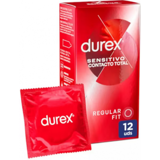 Durex Promo Sensitivo Contacto Total + Real Feel , 12 und + 3 und