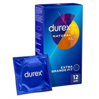 Durex Preservativos Natural XL, 12Uds