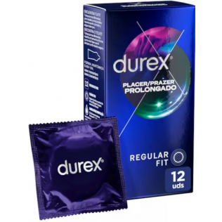 Durex Preservativos Placer Prolongado, 12Uds