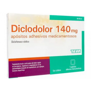 DICLODOLOR 140 MG 5 APOSITOS ADHESIVOS