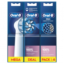 CEPILLO DENTAL ELECTRICO RECAMBIO ORAL-B SENSITIVE CLEAN 6 CABEZALES