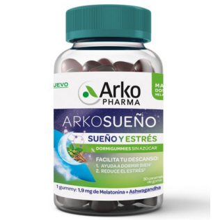arkosueno-dormigummies-sueno-y-estres-30-caramelos-de-goma