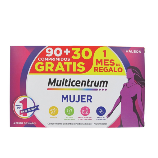 Multicentrum Mujer PACK 90 + 30 comprimidos