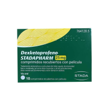 DEXKETOPROFENO STADAPHARM 25 MG 10 COMPRIMIDOS RECUBIERTOS
