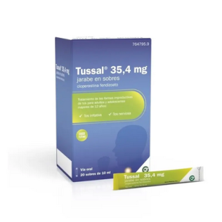 TUSSAL 35,4 MG/ML 20 SOBRES DE JARABE 10 ML