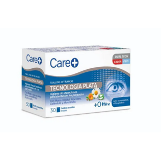 Care+ Toallitas Oftálmicas Tecnología Plata 30 Unidades