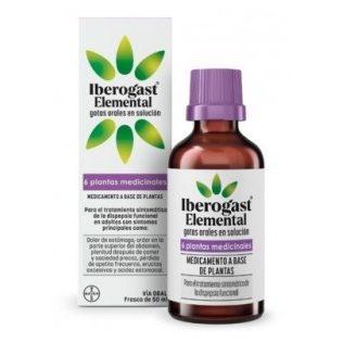 IBEROGAST ELEMENTAL GOTAS ORALES EN SOLUCION 50 ML