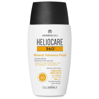 Heliocare 360º Mineral Tolerance Fluido SPF 50+ Protector Solar, 50ml