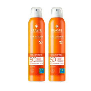 Rilastil Sun System DUPLO Spray Transparente 360 SPF50+, 2x200ml